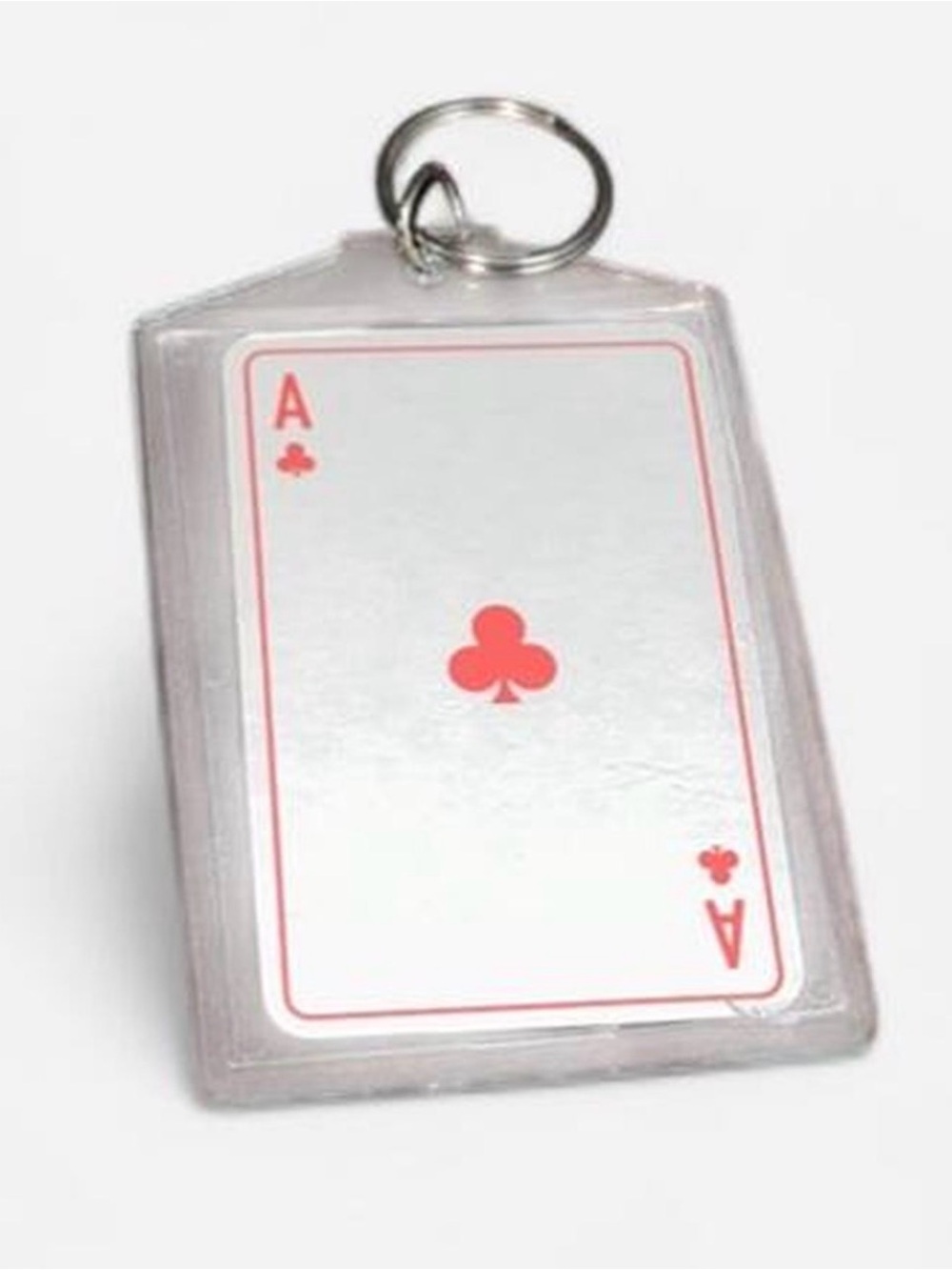 Christian Dior Ace of Clubs Playing Card Keychain
